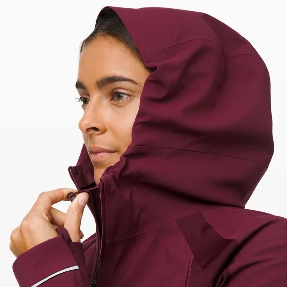 Lululemon Cross Chill Performance Jacket Deep Ruby - Picture 5 of 13